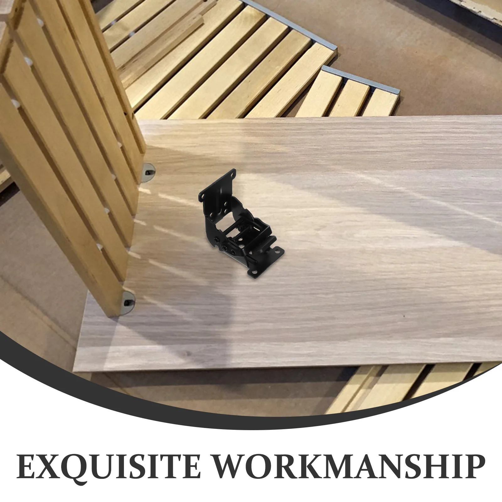 4 قطعة مفصلات قابلة للطي من الفولاذ الأسود 0 90 180 درجة طاولة مقاعد البدلاء خزانة الأجهزة خزانة سوداء المفصلي #3