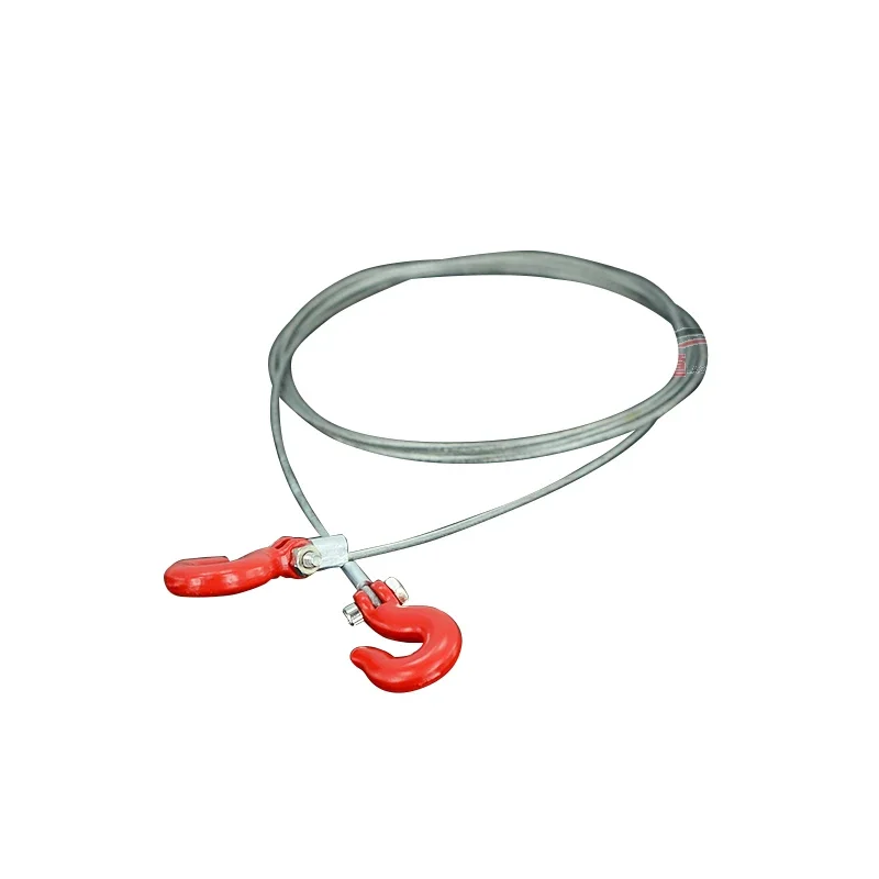 RC Car Metal Trailer Tow Hook Chain Accessories for 1:10 Model Crawler TRX6 Axial SCX10 90046 AXI03007 Redcat MST