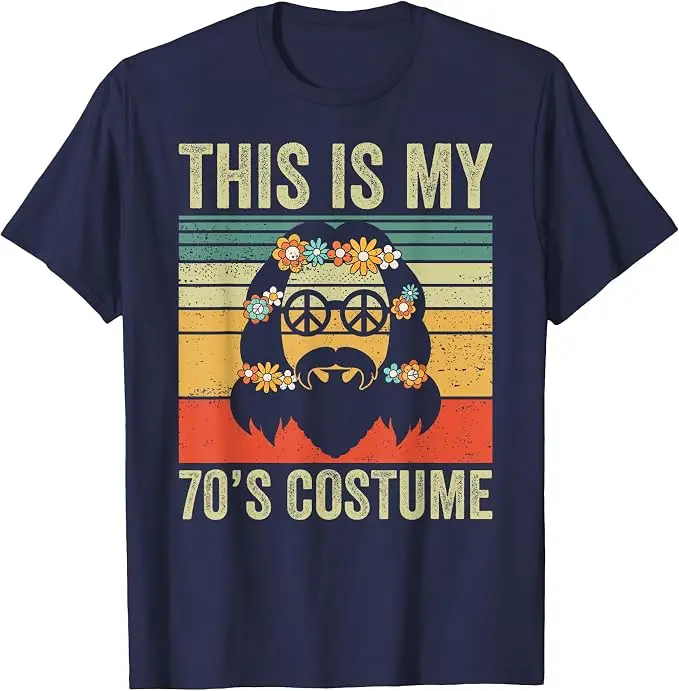 Dies ist mein Hippie-T-Shirt mit dem Motiv „Liebe und Frieden“ aus den 70er Jahren, für Männer, Teenager und Jungen, im Y2K-Retro-Stil mit einem grafischen Aufdruck, ein Vintage-T-Shirt mit einem individuellen Touch. – Detail 9