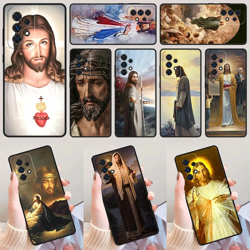 Divine Mercy Jesus For Samsung Galaxy A52 A72 A73 A20e A21S A50 A70 A11 A12 A42 A31 A40 A51 A71 A32 A80 A91 Phone Case Cover