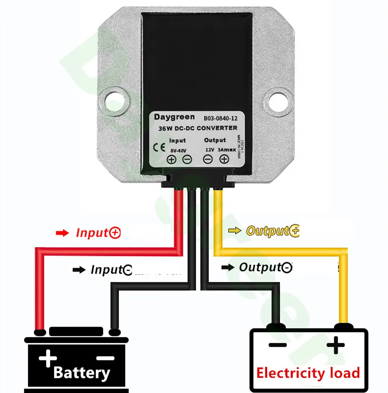 DC 8V-40V to DC 12V 20A 240W Stabilizer Converter Transformer Regulator Step Up Down Voltage Module LED Solar Car Power Supply