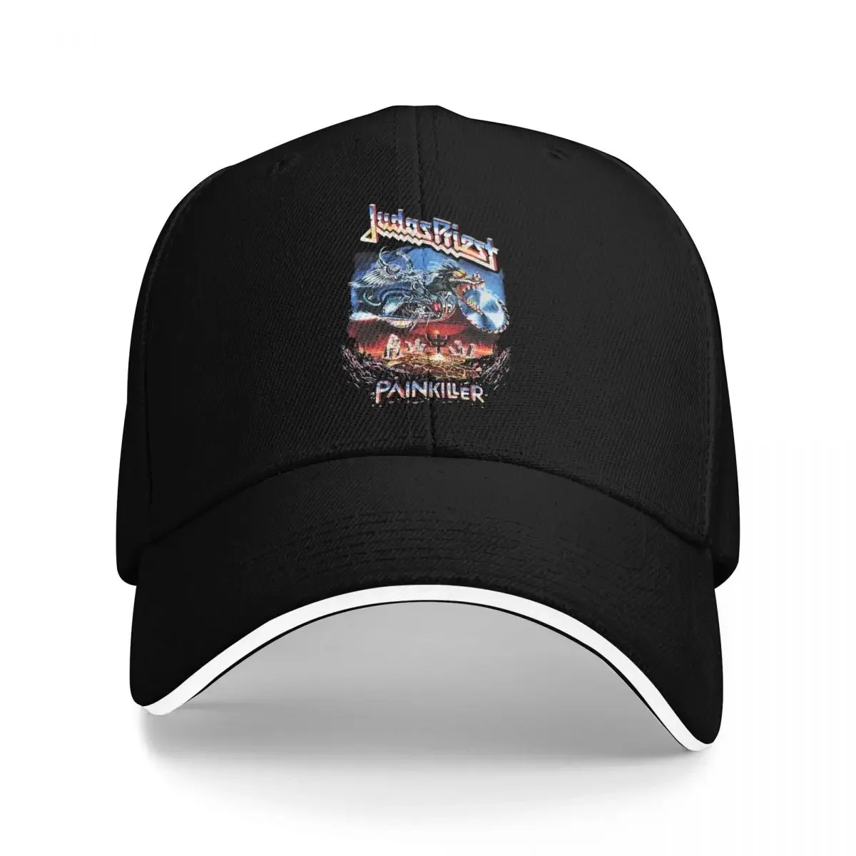 

Hard Rock Punk Metal Punk Band Judas Priest Painkiller 1 Breathable Design Men's Cap Baseball Cap Summer 2025