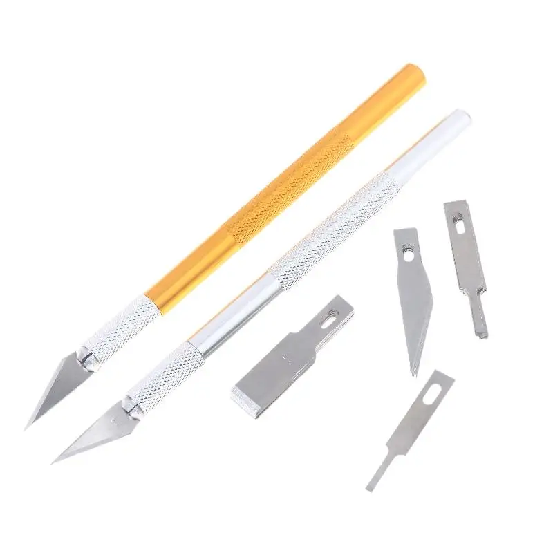 Glue Removal And Scraping Blades, Flat-edged Scalpel, 5, 11, 17# BSD Engraving Knife, Repair And Film Application Hand Knife