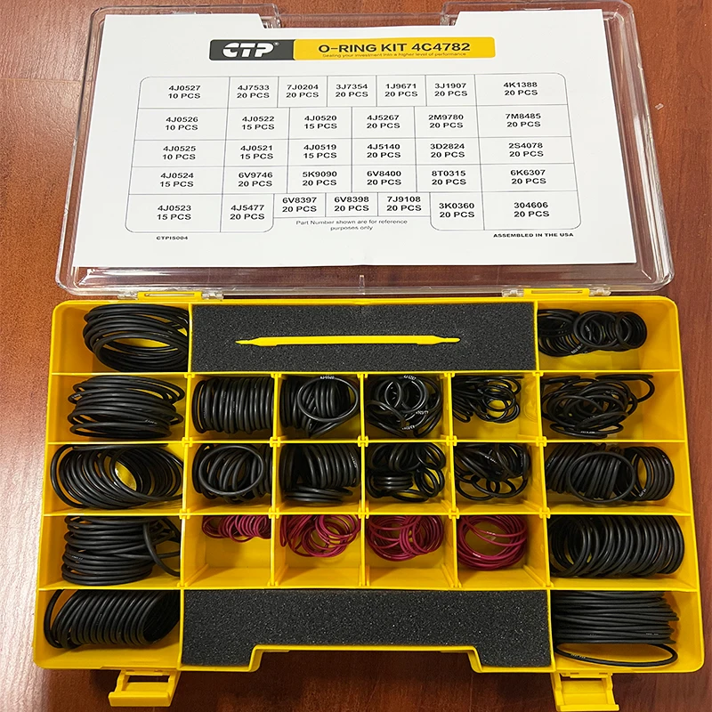 CAT O-RING kit 4C4782 O ring oil seal kit box Rubber O ring 4C-4782 4C4782 For caterpillar 320 313 High quality