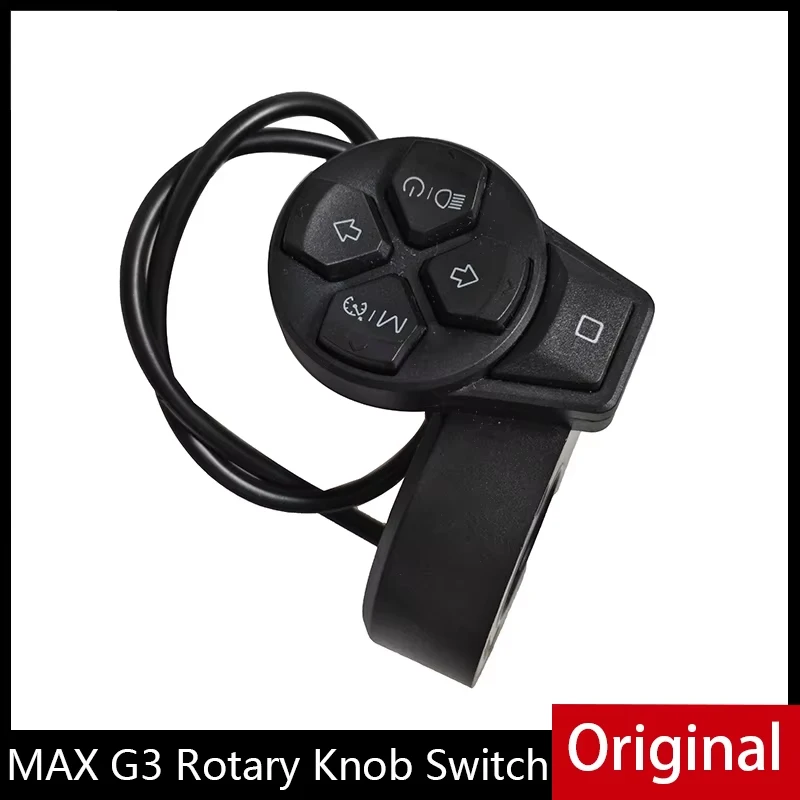 Original Rotary Knob Switch for Ninebot MAX G3 Electric Scooter Parts Turn Signal Meter Display Switch Accessories