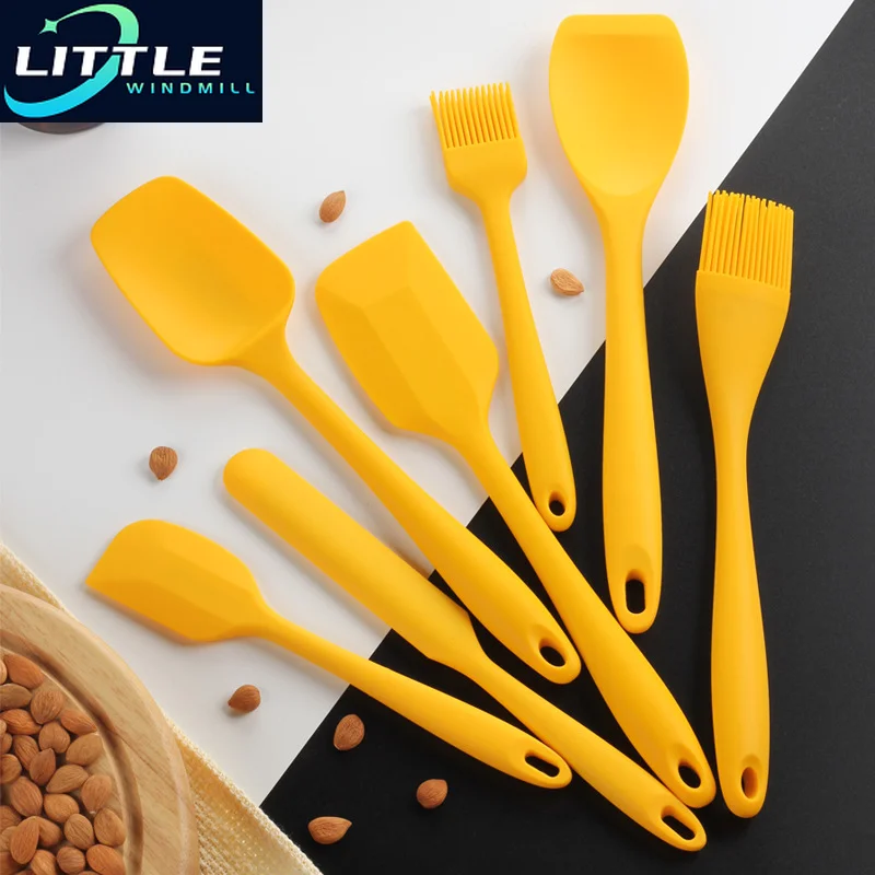 

Silicone Cream Baking Scraper Non Stick Butter Spatula Cutter Chocolate Smoother Heat Resistant Kitchen Pastry Tools