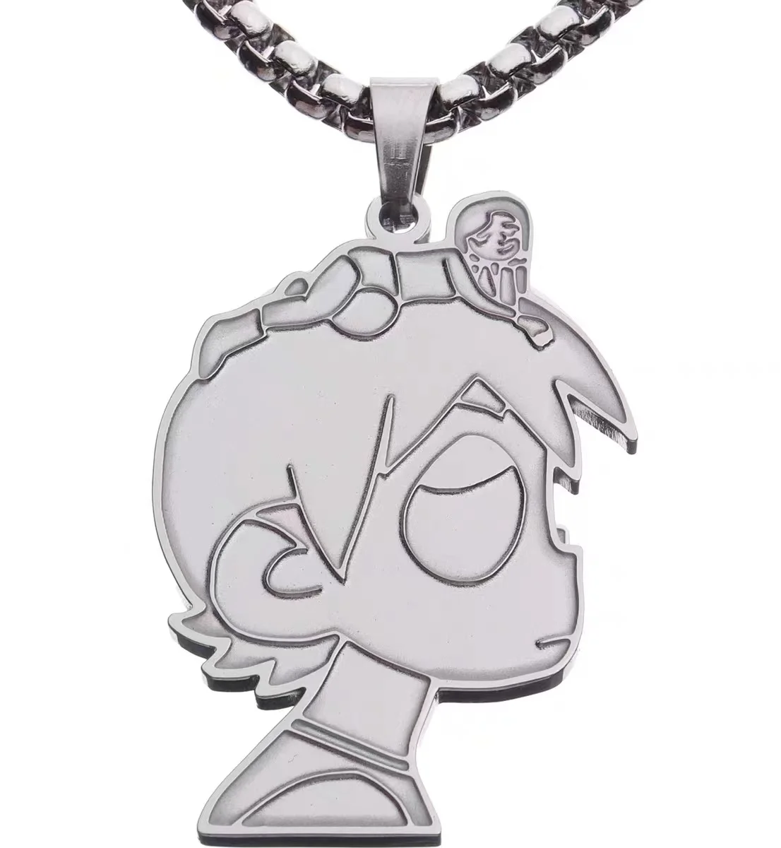 

Exquisite fashion Stainless steel pendant Necklace Hoodie Accessories Personality Hip Hop style charm Jewelry necklace gift