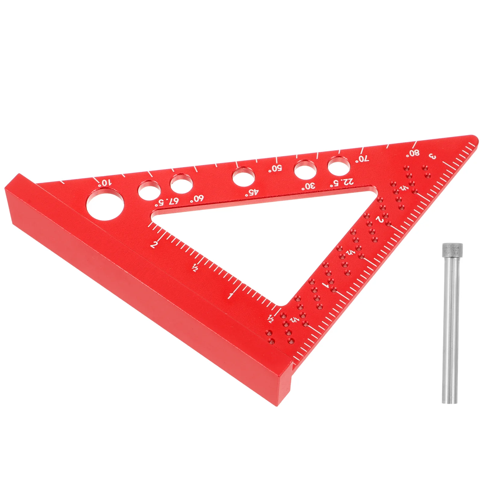 Carpentry Square Ruler Geometry Triangle Rulers Geometric Carpenter to Clamp Aluminum Measuring