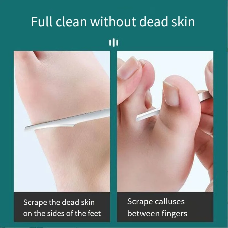 Pedicure Knife Tools , Professional Stainless Steel Foot Scrubber Dead Skin Remover ,Remove Dead Skin Scraping Pedicure Tools