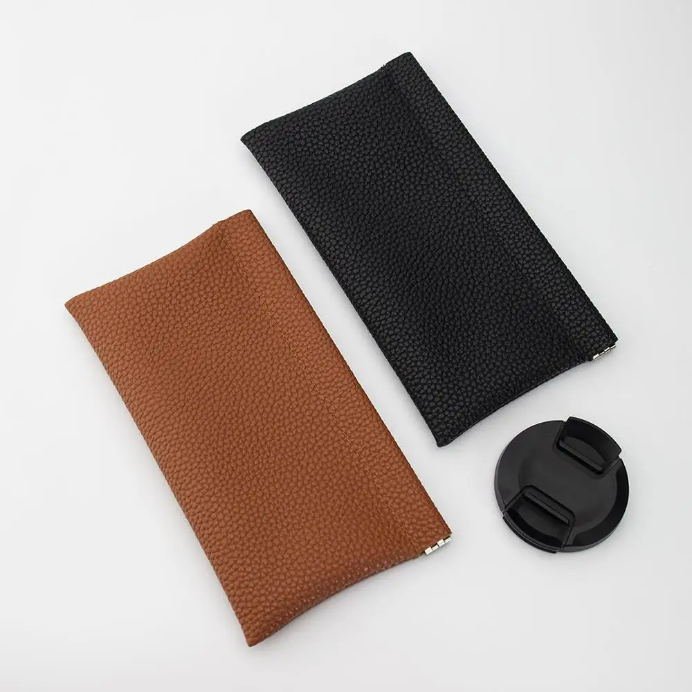 Bolsa para teléfono móvil, bolsa de mano, soporte para documentos, billetera larga, almacenamiento de cables de datos, cierre automático, bolsa de cosméticos Simple de gran capacidad