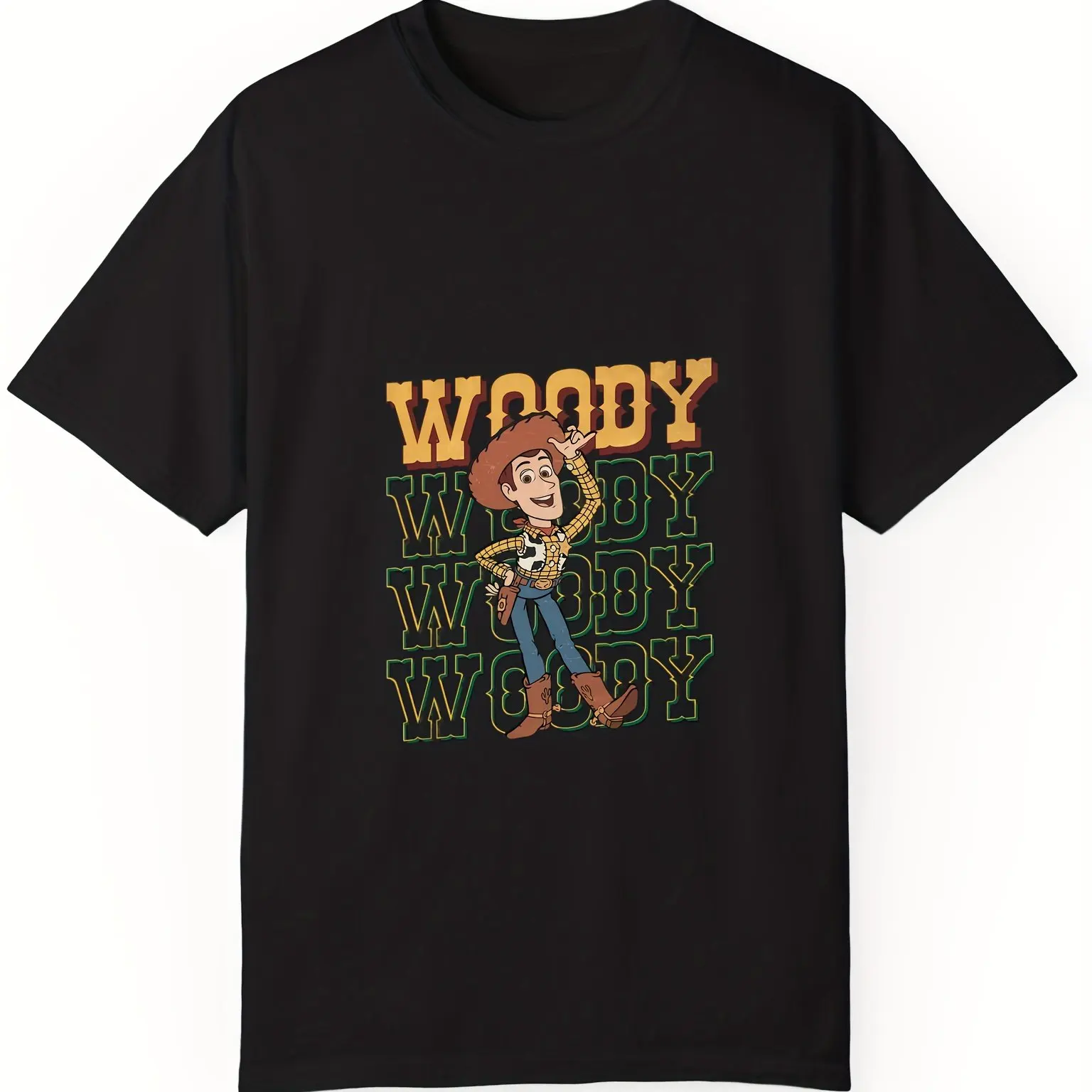 

Toy Story Graphic Printing Summer Autumn Winter Cotton Men's and Women's T-Shirts Short Sleeves Luxury Outdoor Sports Brand
