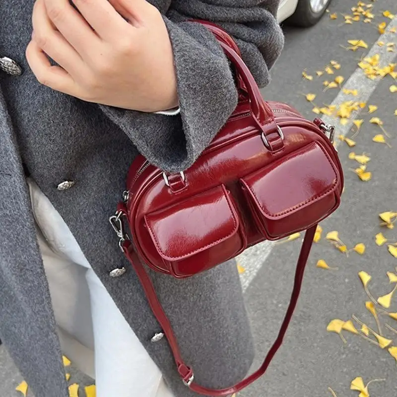 

Stylish Ladies Crossbody Bags Elegant Shoulder Bag PU Leather Handbag Top Handle Purse for Women for Work or Daily Use