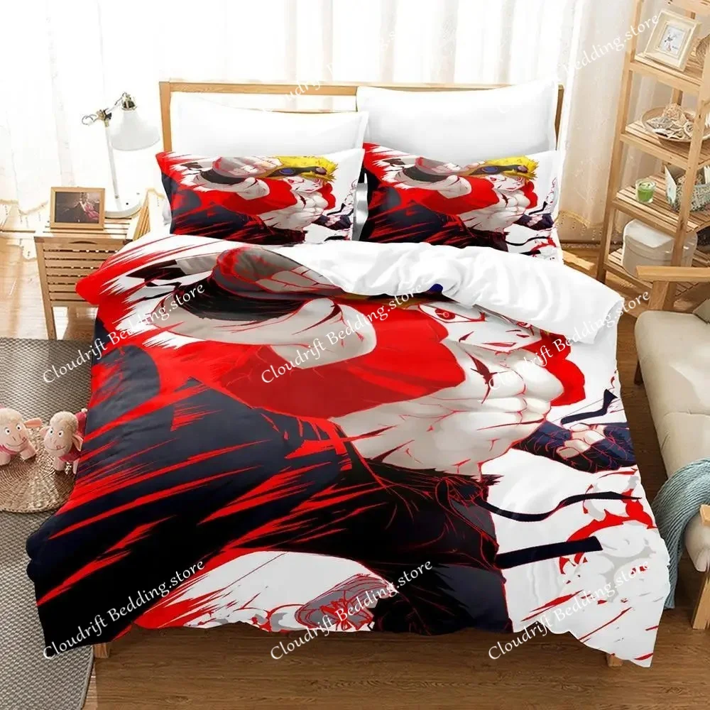 

Модный комплект постельного белья с 3D-принтом Summer Wars King Kazma, мультяшный аниме-набор для взрослых и детей, комплекты пододеяльников для спальни, домашний текстиль