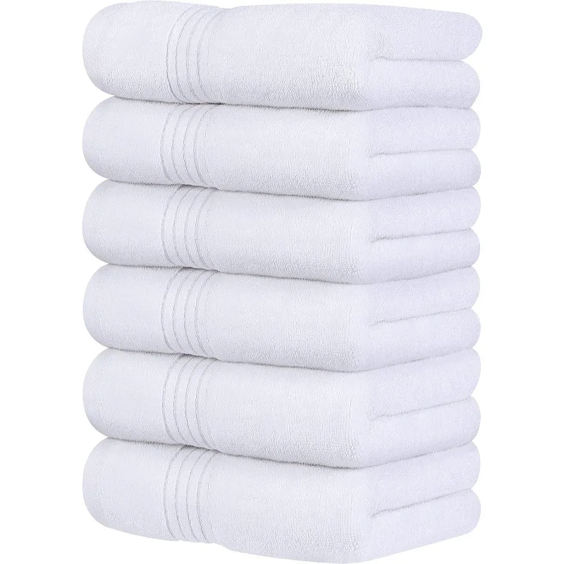 Luxury Hand Towels Set, (16 x 28 inches) 100% Ring Spun Cotton, Lightweight and Highly Absorbent 600GSM Towels for Bathroom,