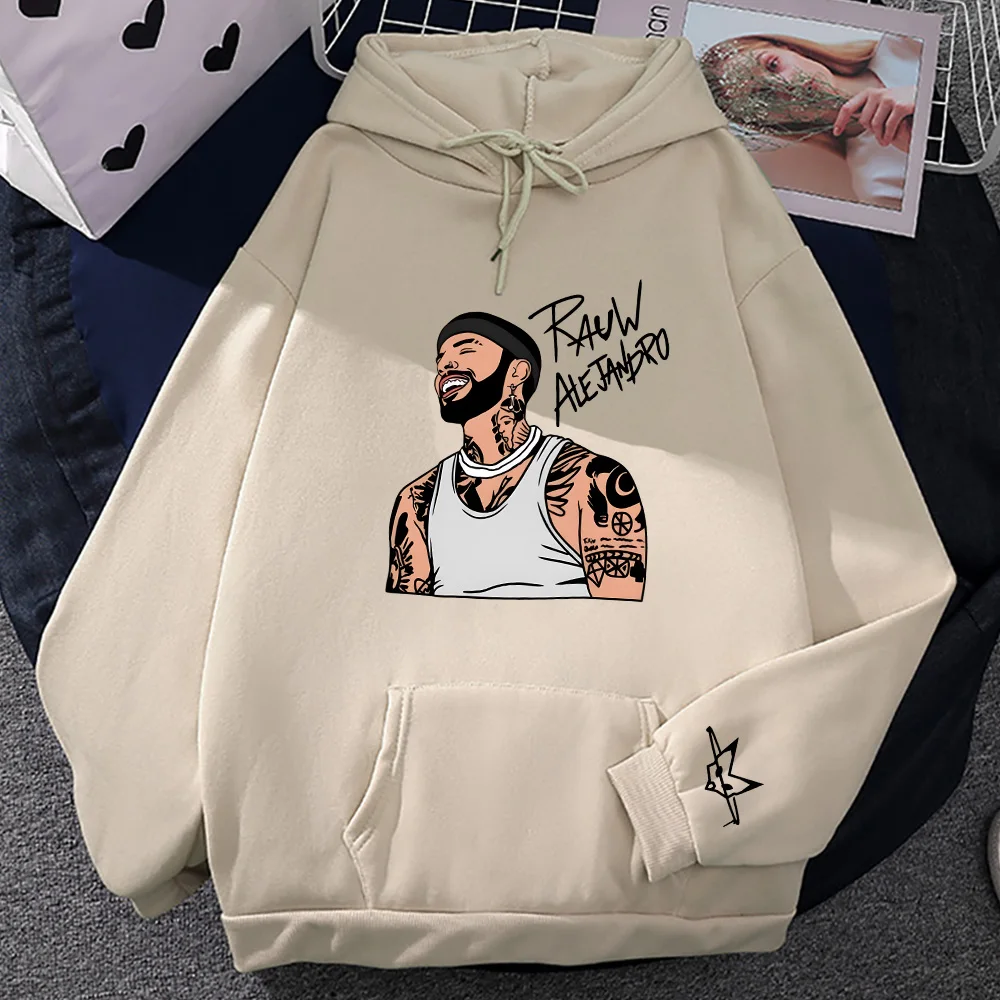 Rauw Alejandro Saturno Hoodies Men/Women Hooded Sweatshirts Casual Long Sleeve Harajuku Graphic Pullovers with Hooded Male Tops