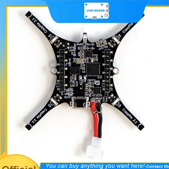 

Платформа Crazyflie 2.1 — открытая микро-квадрокоптерная платформа для исследований и разработок.