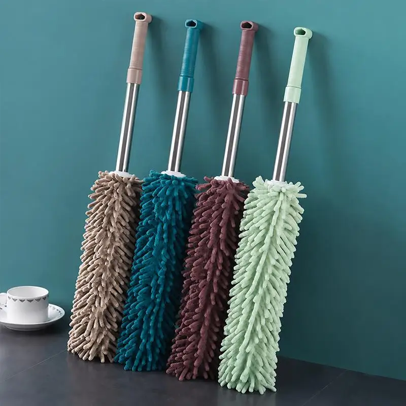 Extendable Dusting Mop Multifunctional Washable Dust Cleaner for Ceiling Cobweb Car Interior Home Cleaning