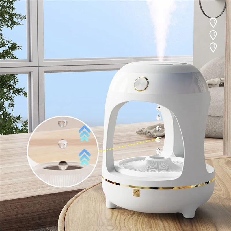 ABGU سطح المكتب كتم المرطب بالموجات فوق الصوتية مبيد المرطب 700 مل USB المرطب الناشر لغرفة النوم مكتب سطح المكتب المنزل-A