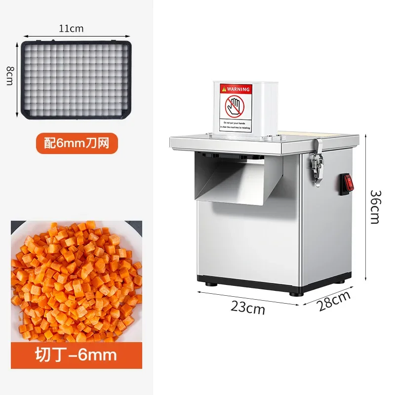 110V/220V vegetable cutter Commercial desktop stainless steel potato cutter Multifunctional electric slicer