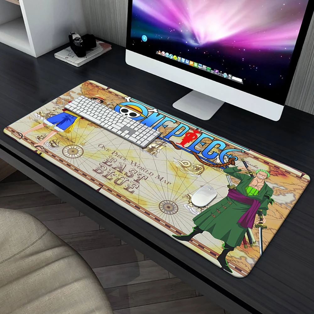 Pirate King Luffy Mouse Pad Keyboard Gaming Accessories Mouse Mats Game Office Computer PCGamer Laptop Desk Mat,Cool Mouse Pad