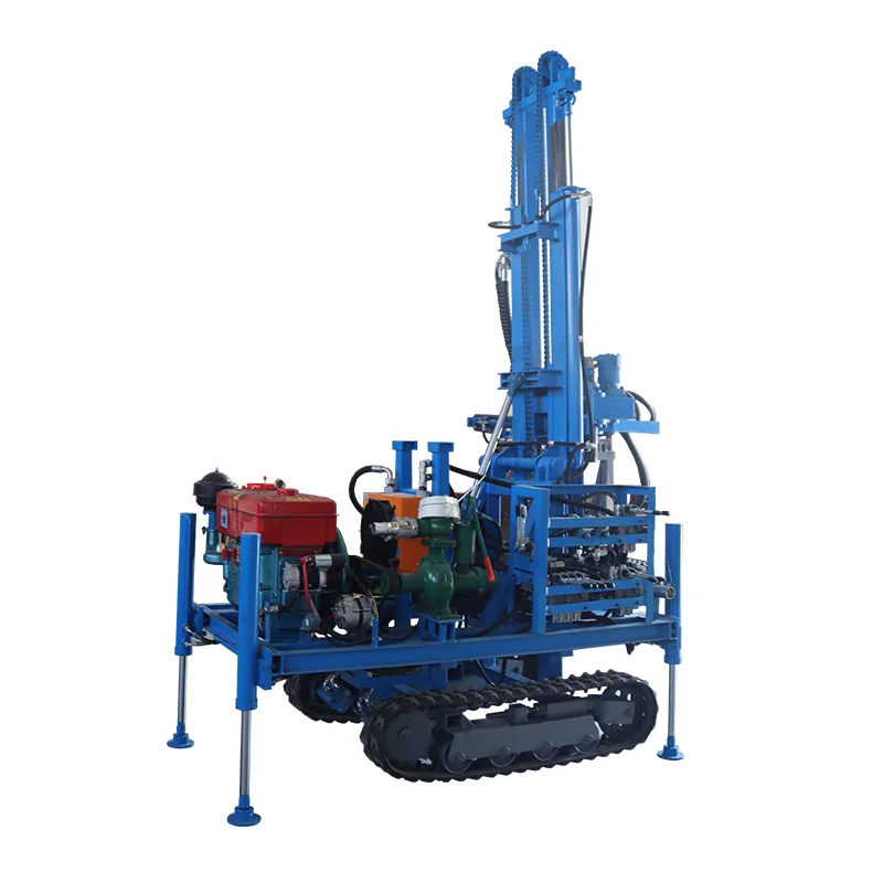 Full Hydraulic Small Bore Core Drilling Rig 180m Portable Geotechnical Soil Investigation Drill Machine