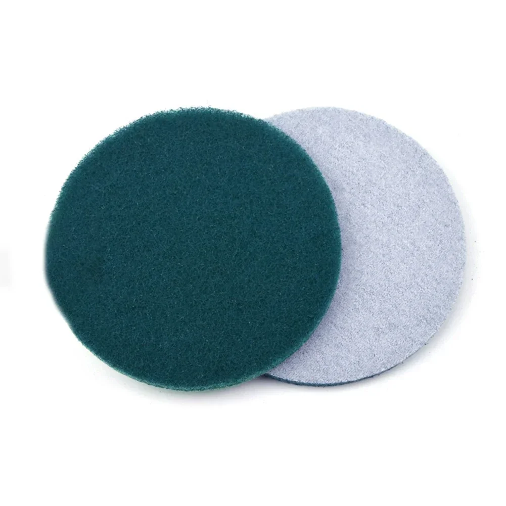 3 Pcs Industrial Scouring Pads 5Inch Cleaning Cloth Nylon Polishing Buffing Pad 240/400/800 Grit For Showers Bathtubs Cleaning