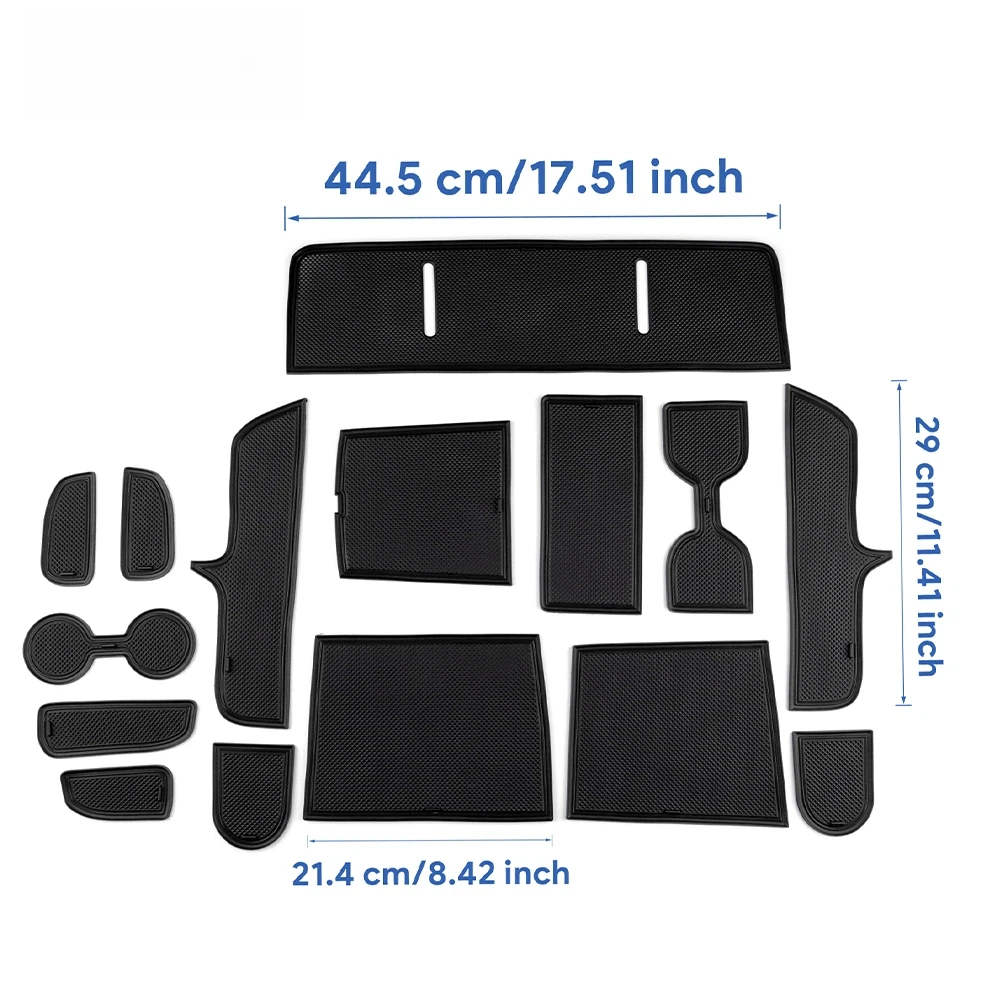 Door Groove Mat For Hyundai Tucson NX 2025 2026 Car Anti-slip Rubber Gate Slot Pad Car Hyundai Tucson 2025 Accessories