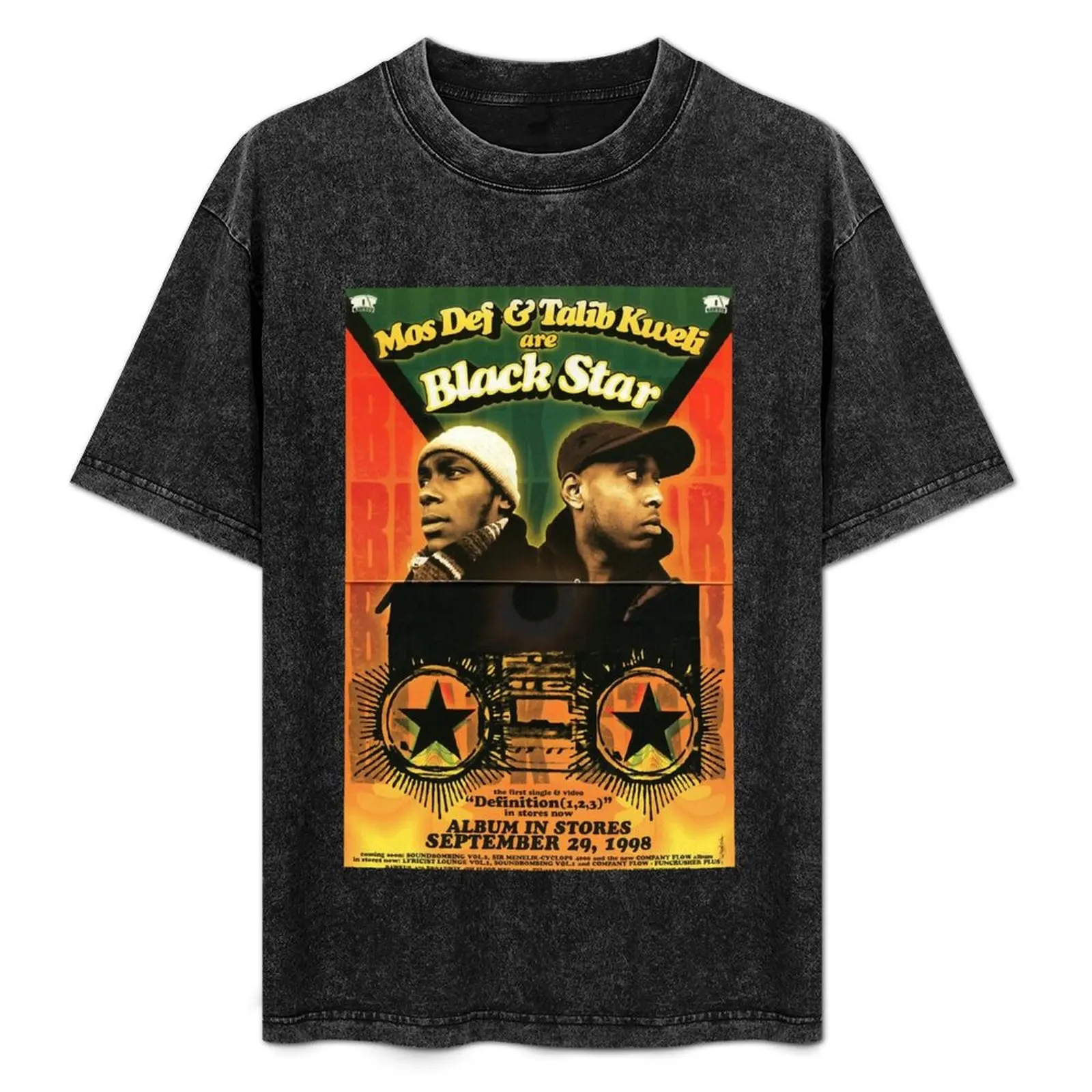

Mos Def Talib Kweli are Black Star T-Shirt Trendy Print Short Sleeve T-Shirt