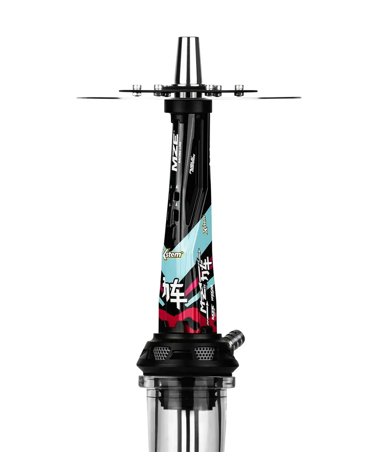 Amotion Valve Racing Car Series Arabic Hookah Shisha Set Single Pipe With Glass Bottle