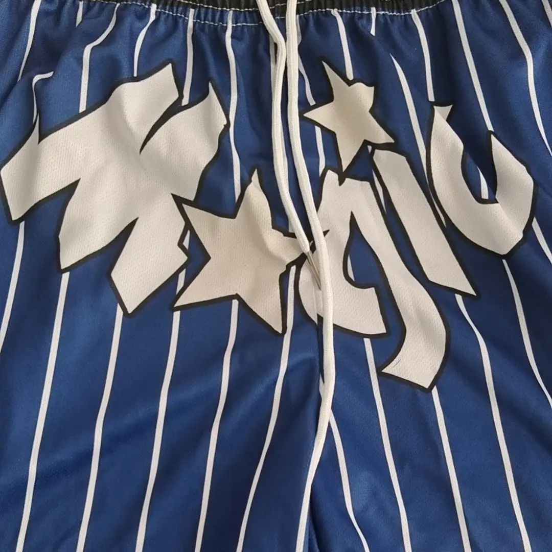 الصيف المطبوعة كرة السلة شبكة السراويل الرجال تشغيل الرياضة فضفاضة شخصية عادية خمس نقاط السراويل الرجال أسفل الذكور الرياضية