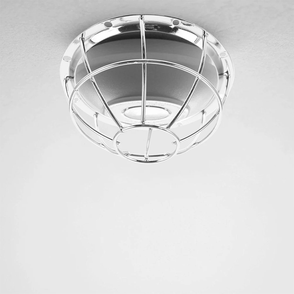 

2pcs Fire Sprinkler Cover Smoke Wire Guard Dustproof Decorative Iron Material Easy Installation Sprinkler Heads Fire