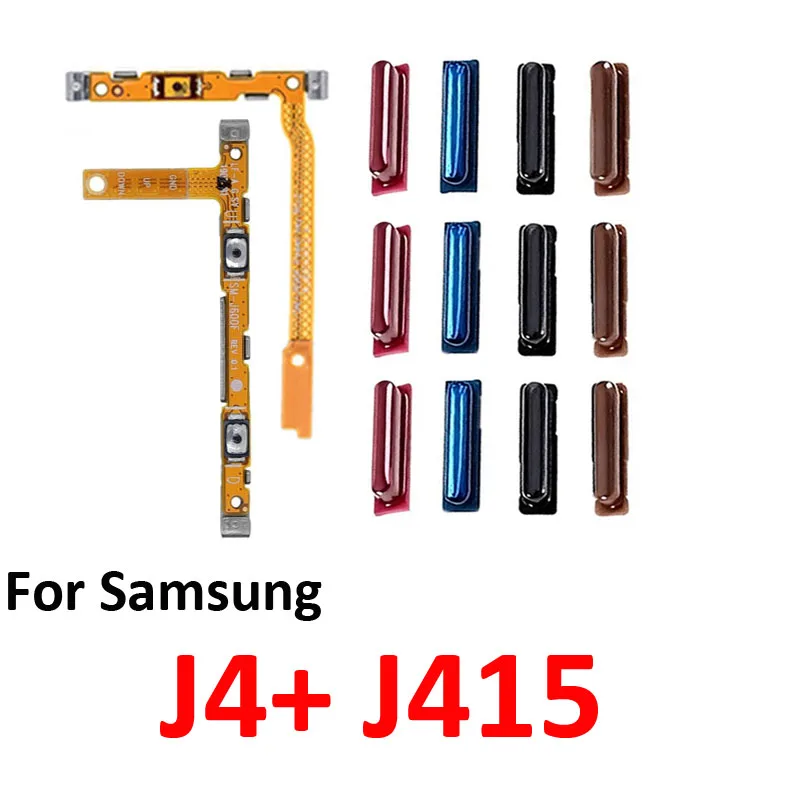 For Samsung Galaxy J4+ J4 Plus J415 Phone New Power Volume Button On Off Up Down External Control Key Internal Flex Cable Parts