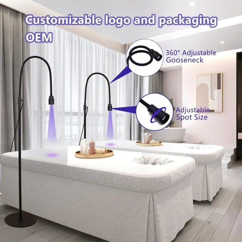 Eyelash lamp beauty salon grafting division special uv purple light glue fast curing led floor lamp