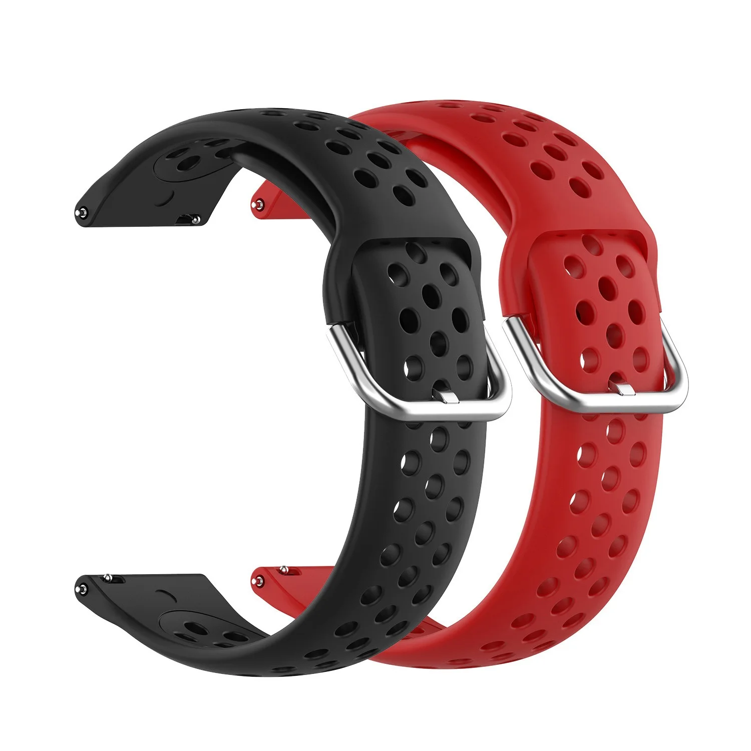 Pulseira de Silicone para Amazfit Bip Watch, 20mm, 22mm Banda para GTS, 2, 2e, 3/4 Mini, GTR 4, 3, Pro, GTR2, 2, 3, 2, 3, 2, 3, 47mm cinta