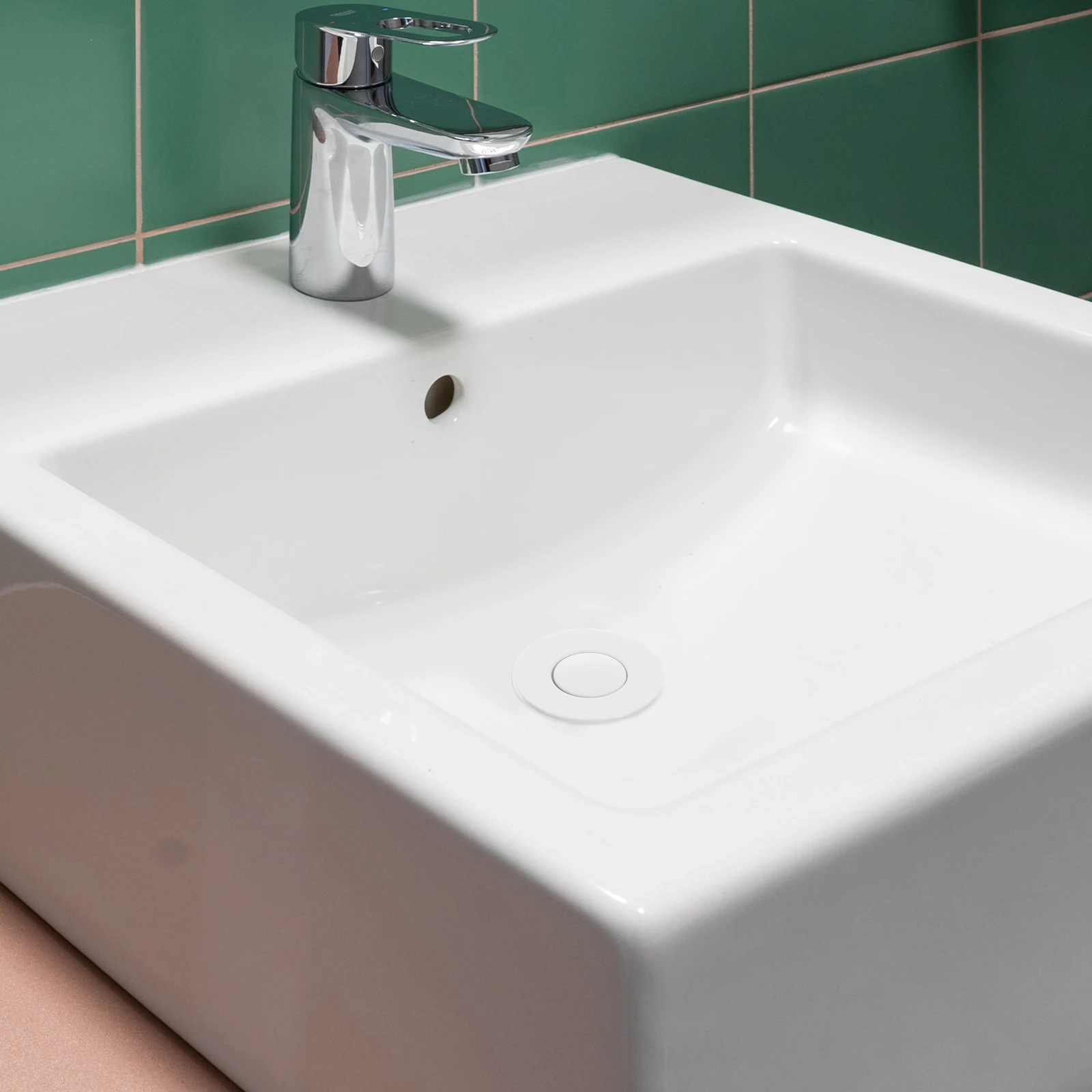 

Pressure Drain Sink Drainer Waste Plug Bathroom Stopper Replacement Small Cover
