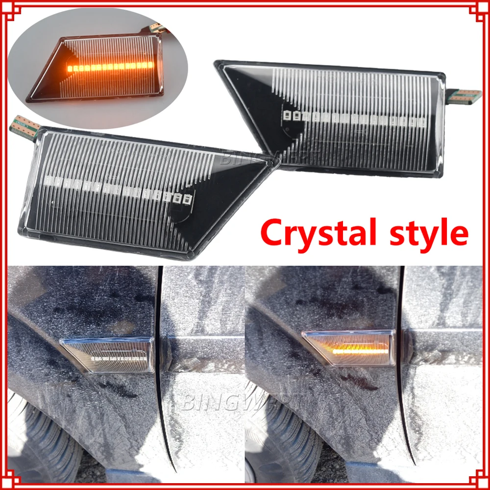 

НОВЫЙ 2 шт. светодиодный динамический боковой габаритный указатель поворота для Opel Vectra C Signum 2002-2008, указатели крыльев, мигающие индикаторные лампы