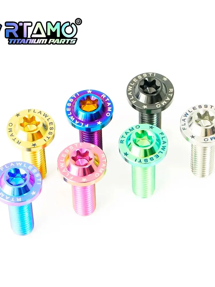 AliExpress RTAMO Gr5 Titanium Alloy Bolt M8X10/15/20/25/30/35/40mm Motorcycle Bike Screw