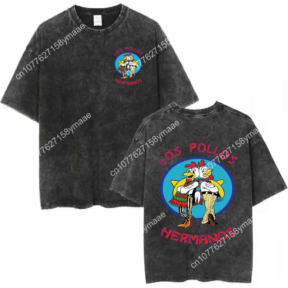 Heisenberg Breaking Bad Vintage ล้าง T เสื้อ Better Call Saul กราฟิกพิมพ์เสื้อยืดผู้ชายผู้หญิงผ้าฝ้ายแขนสั้น Tee