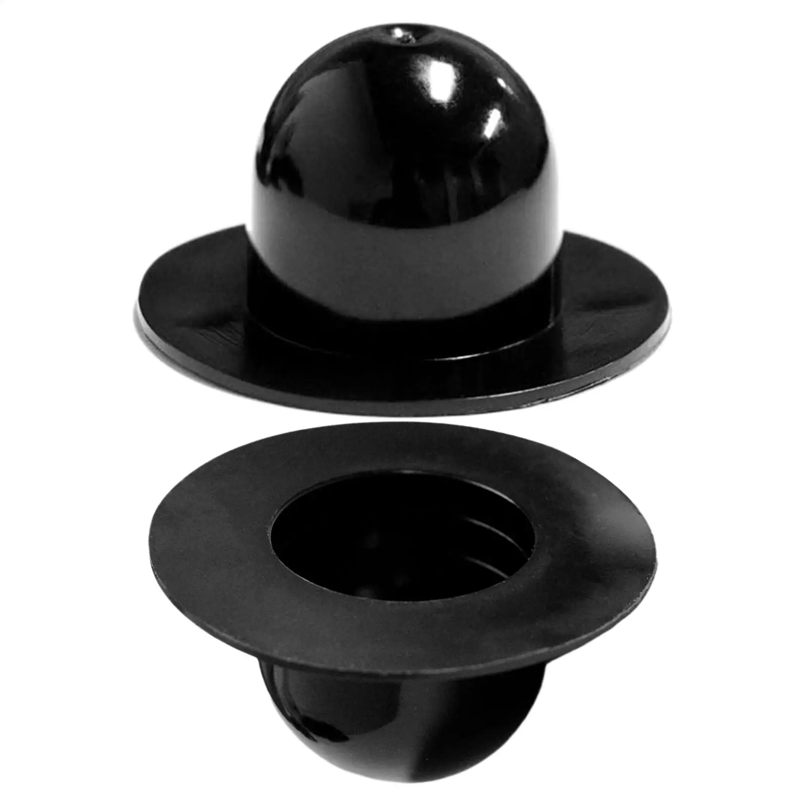 2PCS PVC Swimming Pool Drain Plug Pump Strainer Hole Plug Water Stopper Durable Thickened Pool WallPlug Black