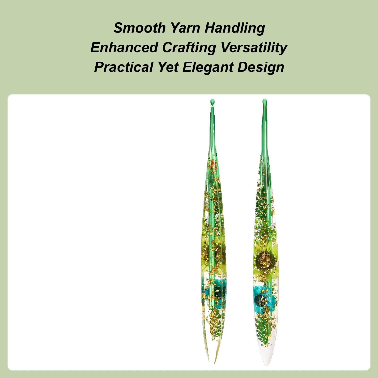 الكروشيه السنانير مجموعة 9 قطع أنيق مريح الراتنج الأزهار الغزل نسج الحرفية الفن اليد الحياكة السنانير ل بطانية دمية قبعة وشاح #1