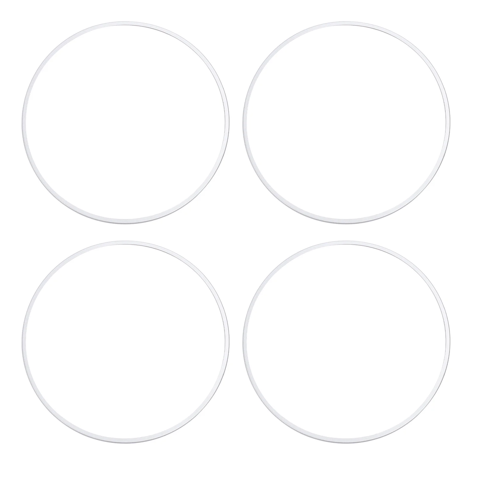 

Комплект из 4 защитных колец для колесных дисков из алюминиевого сплава, устойчивых к царапинам, для 19-дюймовых дисков, серебристые