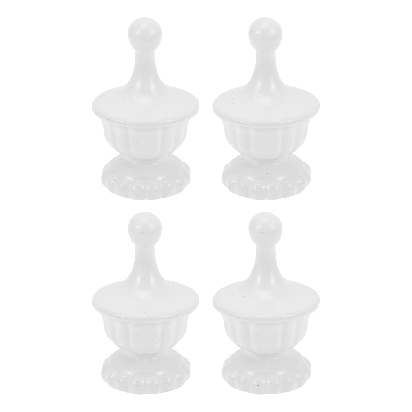 

4pcs Aluminum Lamp Finial Light Knob For Chandeliers Table Floor Porch Lamps Crystal Lamps Diy Lighting Lamp Parts Metal Screw