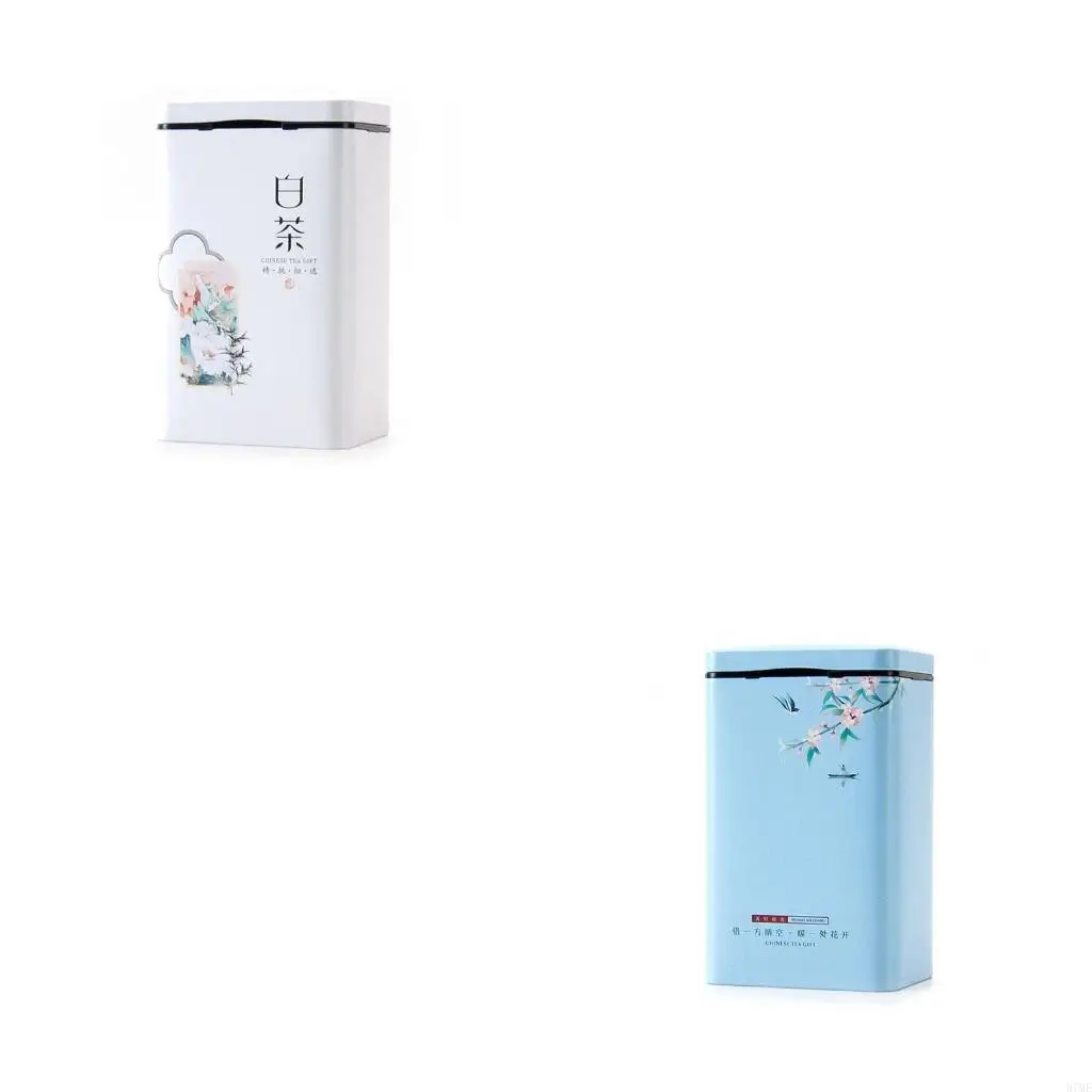 37ME Tea Tin Canisters Tea Jar Storage Box Small Coffee Tea Storage Jars Sealed Loose Tea Canister Japanese Packing Box