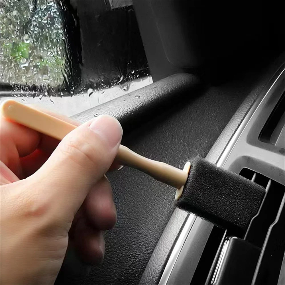 

5/10Pcs Car Air Conditioner Vent Sponge Brush Car Detailing Brush Car Grille Cleaner Detailing Brush Auto Interior Accessories