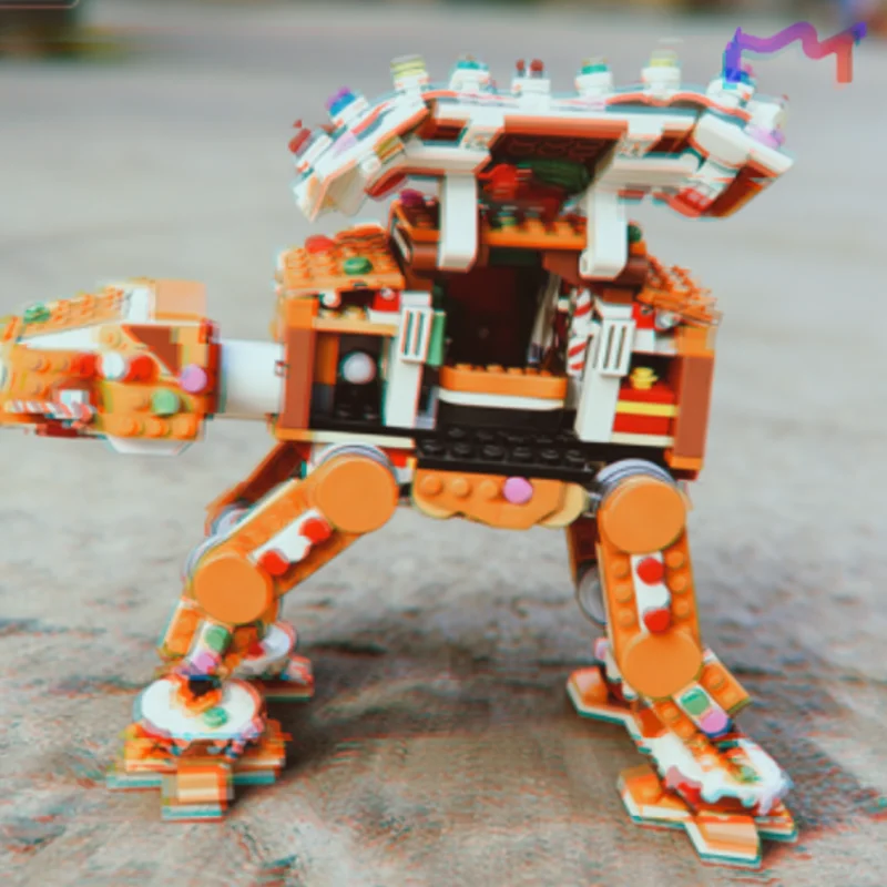 Auf Lager 2026 Neuer Lebkuchen-AT-AT-Walker mit Figuren Modellspielzeug DIY-Spielzeug Bausteine für Erwachsene Weihnachts- und Geburtstagsgeschenke – Detail 5