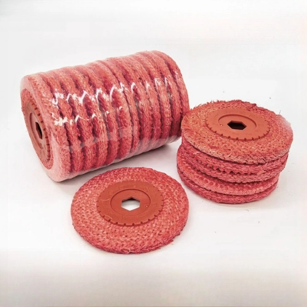 

12PCS: 4-inch polishing wheel/100-type angle grinder polishing wheel/hemp wheel/metal stainless steel polishing