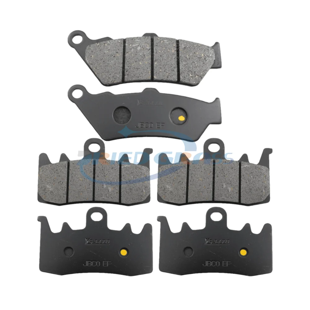 Motorcycle Front and Rear Brake Pads for Ducati 1200 Multistrada 2015-2018 Enduro 1260 Touring 2018-2021 1262 XDIAVEL 16-21