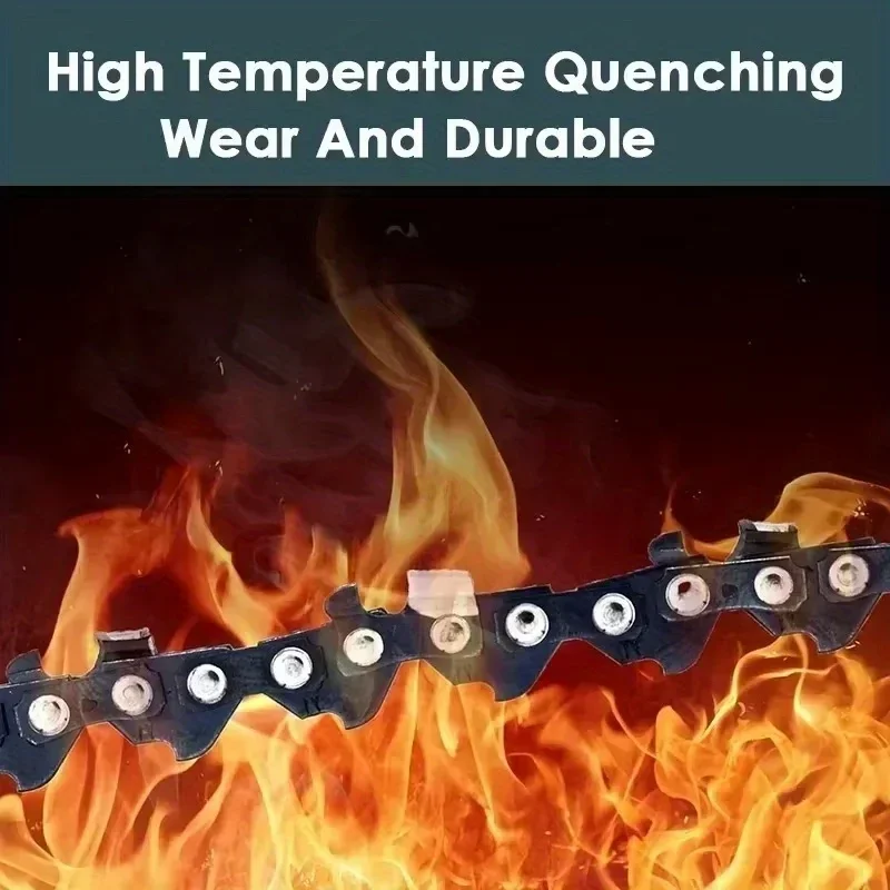Cadena de motosierra de acero de 22 pulgadas, 86 eslabones de transmisión, fácil de instalar, altamente duradero, reemplazo de accesorios de cadena de motosierra eléctrica