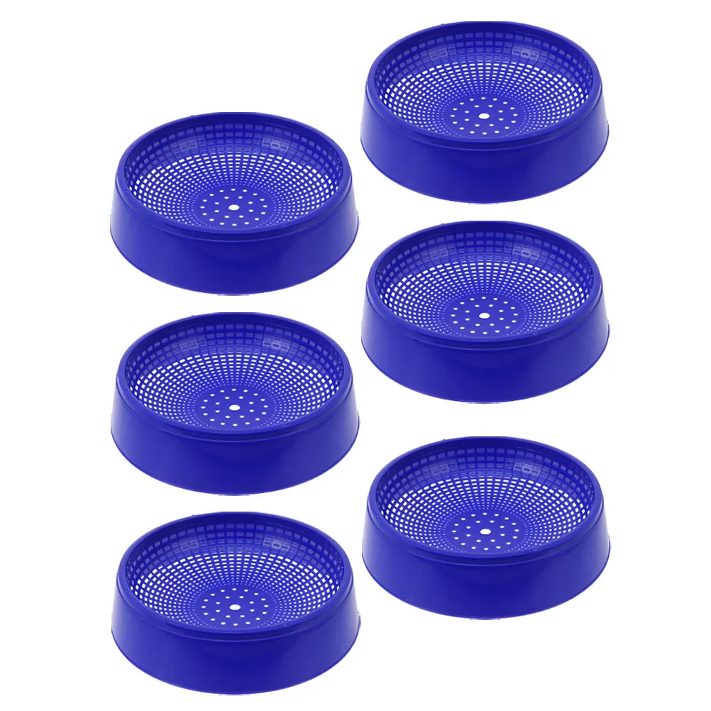 

Набор из 6 пластиковых гнездовых чаш для птиц: безопасный и удобный дизайн для голубей, дубенок, перепелов (для откладывания яиц). Идеально для зоомагазинов, зоопарков, домашнего разведения.