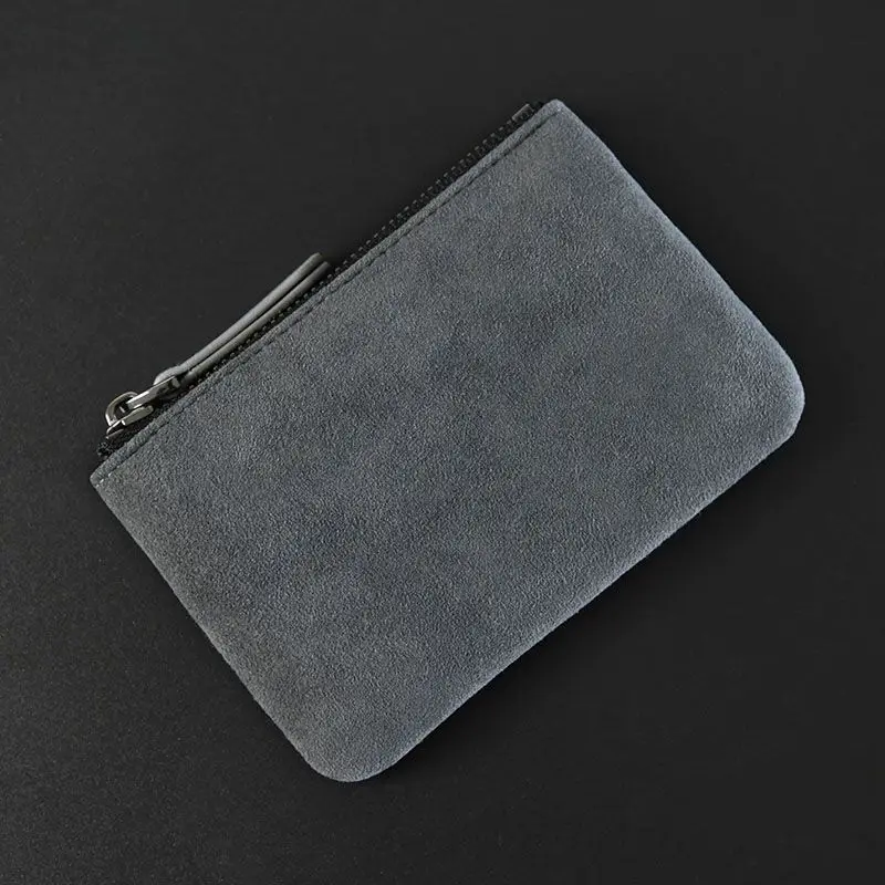 Fashion Mini PU Wallets Coin Purses Card Holder Money Bag Women Men Zipper Change Pouch